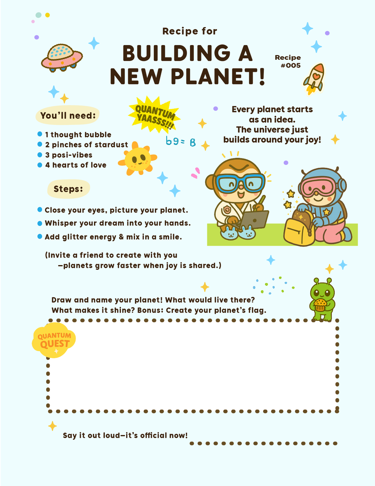 RECIPES FOR STARDUST